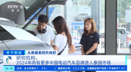 中国电动汽车在泰国卖爆了！销量前4名均为中国品牌，因车型、高科技感和高性价比“出圈”
