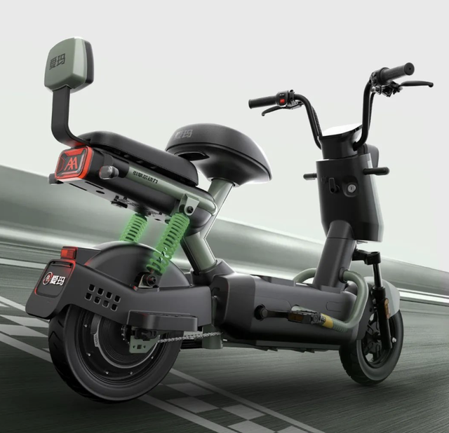 4款新出的电动自行车，造型时尚，轻便好骑，适合上班族代步