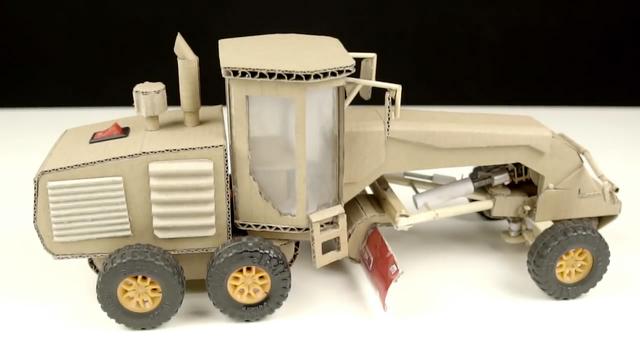 创意纸板玩具系列，带你学习如何制作一辆纸板迷你玩具车（图解）