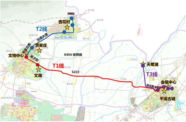 我的家乡汾阳市有旅游轻轨规划了