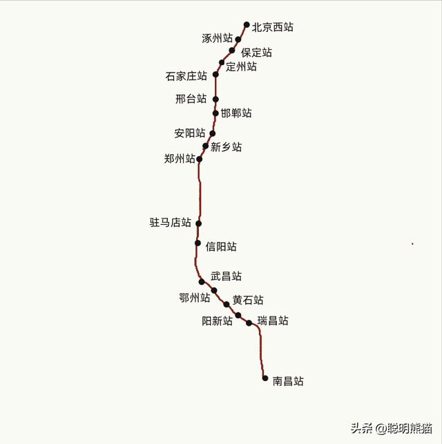 T168次南昌开往北京西，沿瑞昌、阳新、黄石、鄂州、武昌方向行驶