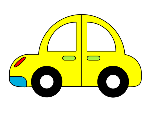 简笔画小汽车（一）学画卡通小汽车，是不是很简单呢？