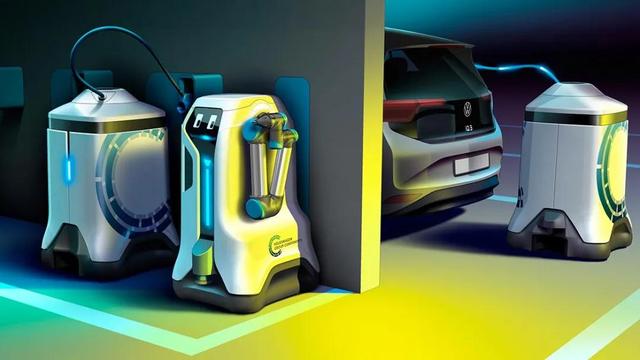 大众将推移动充电机器人，电动汽车也有共享充电宝了？