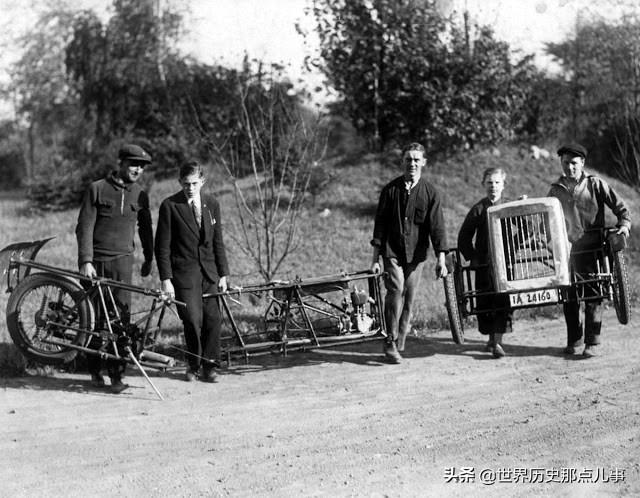 1928年，这个德国人发明了一辆三轮汽车：可折叠，可拆解的那种