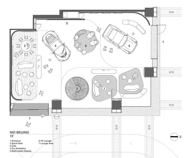 颠覆传统的汽车展厅——蔚来汽车北京旗舰店NIO House设计赏析