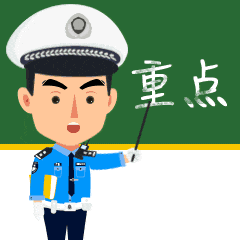 小提示，大安全！龙湖交警为客运车辆张贴“安全带”提示贴