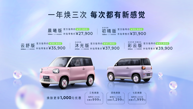 知豆汽车发布“微+战略”，首款车型彩虹补贴零售价2.79万元起