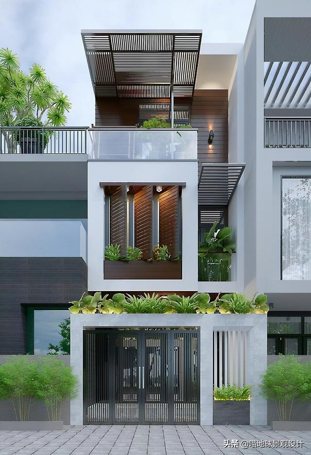 庭院景观设计：30款庭院车行入口设计