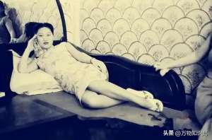 民国美女老照片上海的(民国老照片：杜月笙罕见彩色全家福，妻妾成群，美艳不可方物)