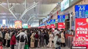 春节假期广铁湖南地区共发送旅客408万人次