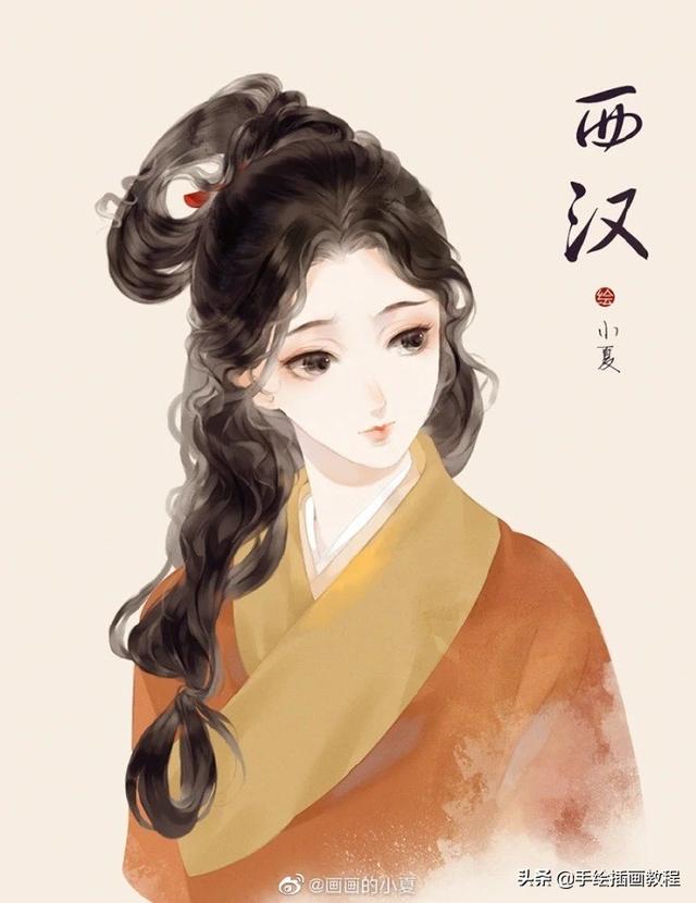 一组古风美人插画，你最喜欢哪一幅？
