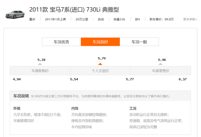 落地近百万的宝马730,随意丢在拍卖场角落,三五万还不值得吗?