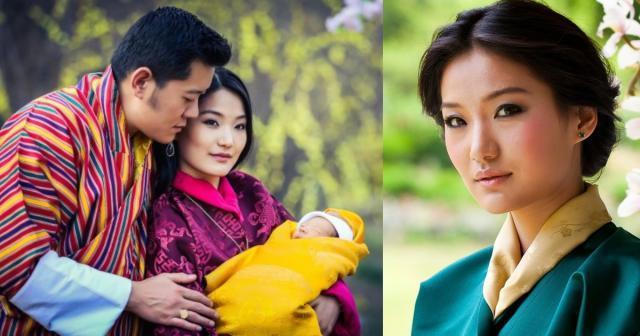 不丹王室出美女！39岁不丹公主穿花衣美得清新脱俗，不输90后王后