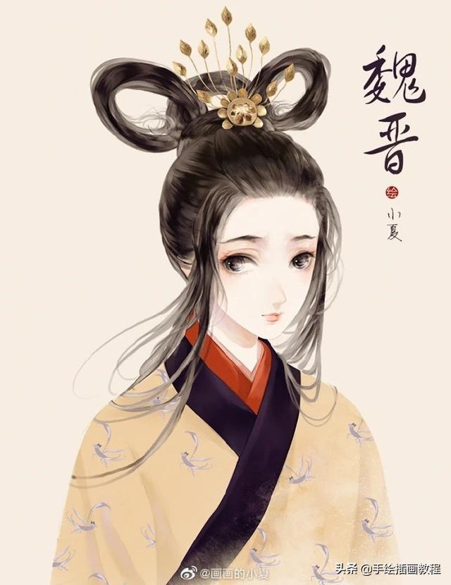 一组古风美人插画，你最喜欢哪一幅？