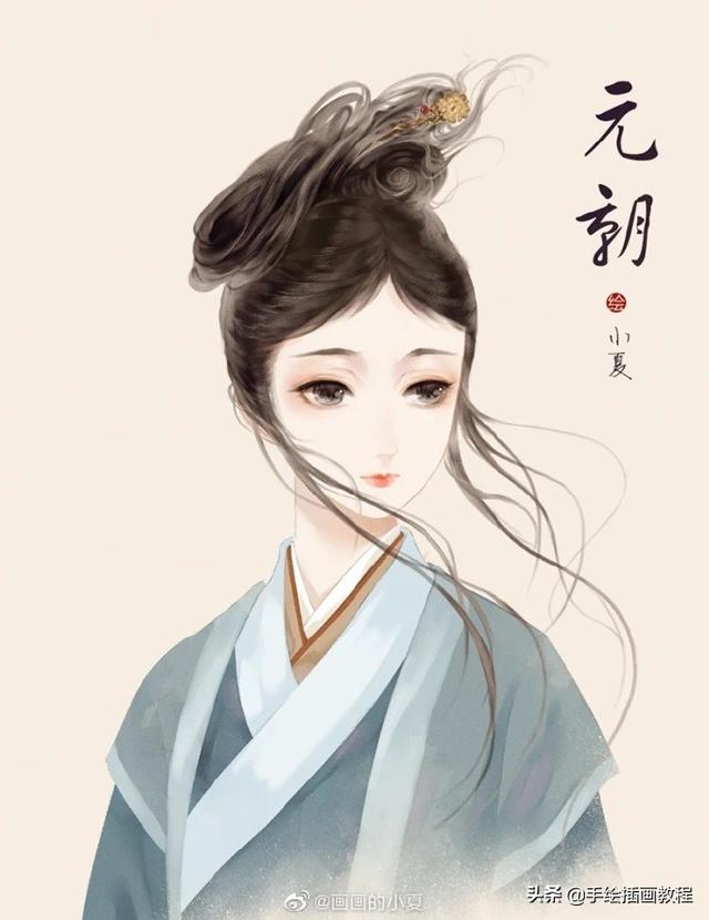 一组古风美人插画，你最喜欢哪一幅？