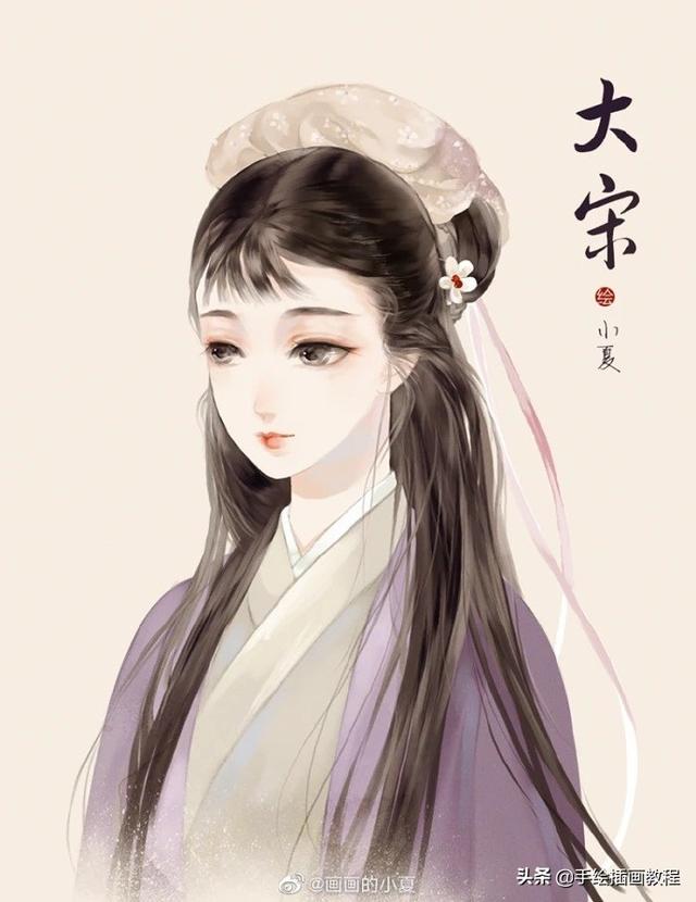 一组古风美人插画，你最喜欢哪一幅？