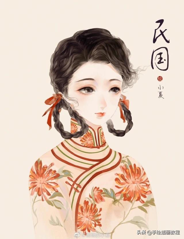 一组古风美人插画，你最喜欢哪一幅？