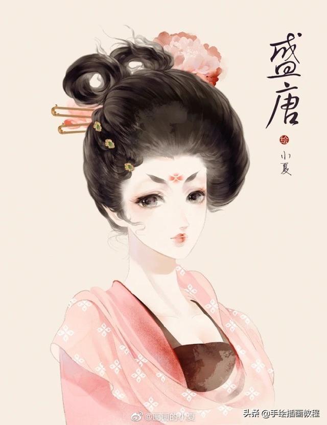 一组古风美人插画，你最喜欢哪一幅？