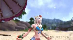 游戏泳装美女(血精灵泳装纯享版，夏天真是一个好季节)