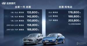 现代汽车图(北京现代全新名图正式上市，1338万起曾经的爆款能否翻身？)