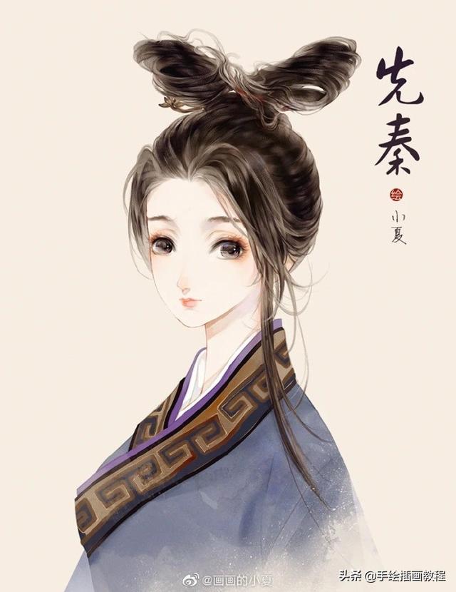 一组古风美人插画，你最喜欢哪一幅？