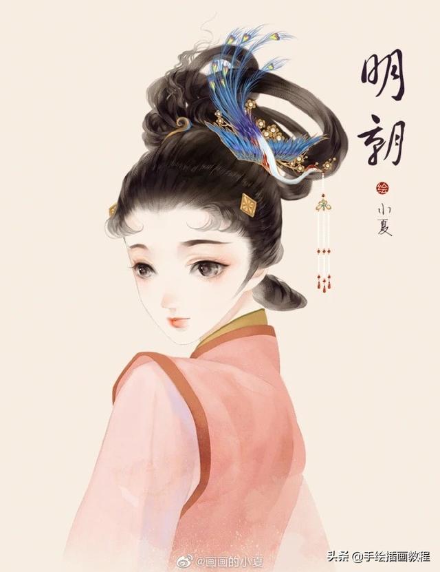 一组古风美人插画，你最喜欢哪一幅？