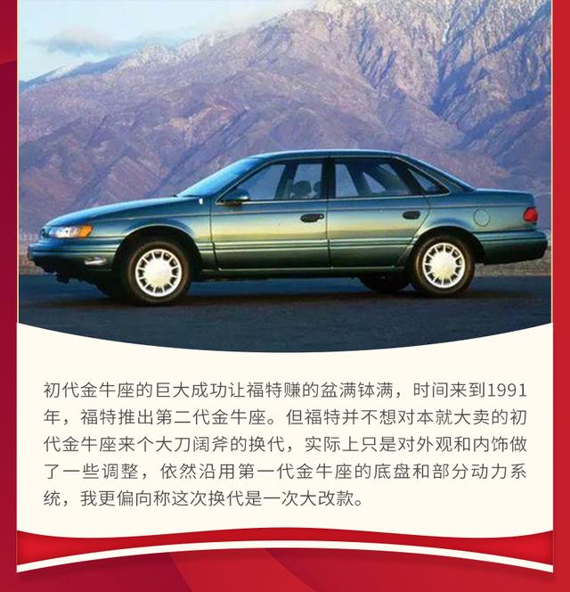 牛年话“牛”车 见证福特兴衰的传奇车型——金牛座