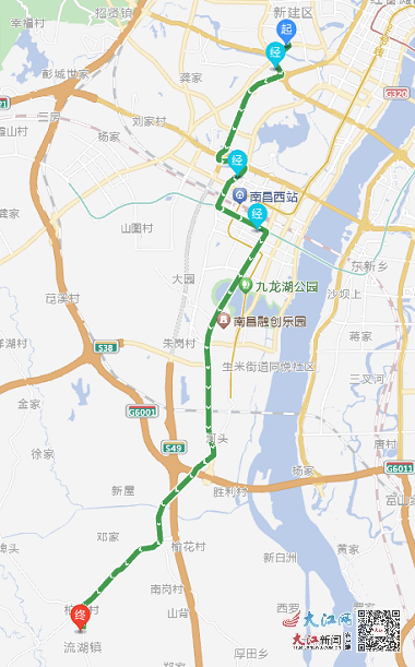 9月1日起 南昌这些公交线路将调整走向