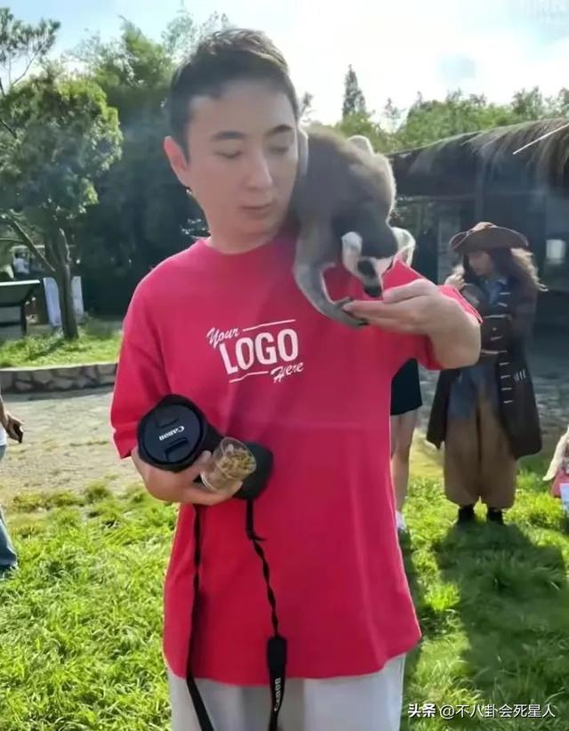 王思聪带4名美女逛动物园,听话为女友跪地拍照,慎婕要转正了?