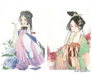 画个美女教程(画技-20 可爱值+30，简笔国风小美人，这回你总能眼会手也会了吧)