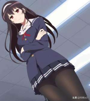 动漫美女内内图片(动漫美少女的JK制服裙下，有点东西)