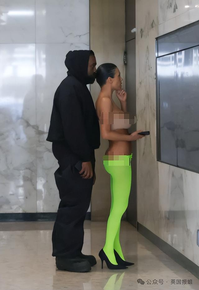 侃爷新老婆裸丝造型再破尺度,前妻卡戴珊眼红跟风模仿穿搭?