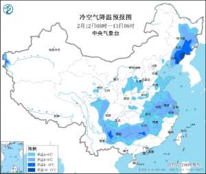 冷空气影响东部地区 长江中下游及以北地区风力较大