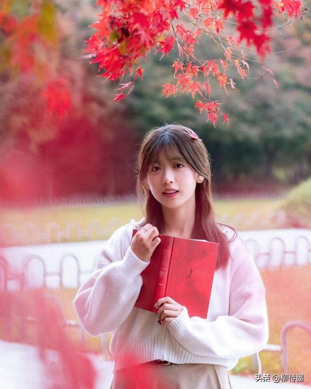 又是一年红叶季,人像照片拍高级,唯美浪漫有气质