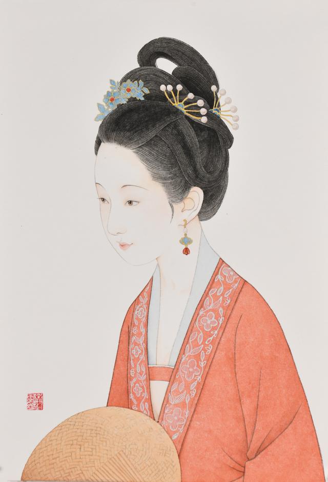 工笔演绎不同时代女性的美|林泽艺