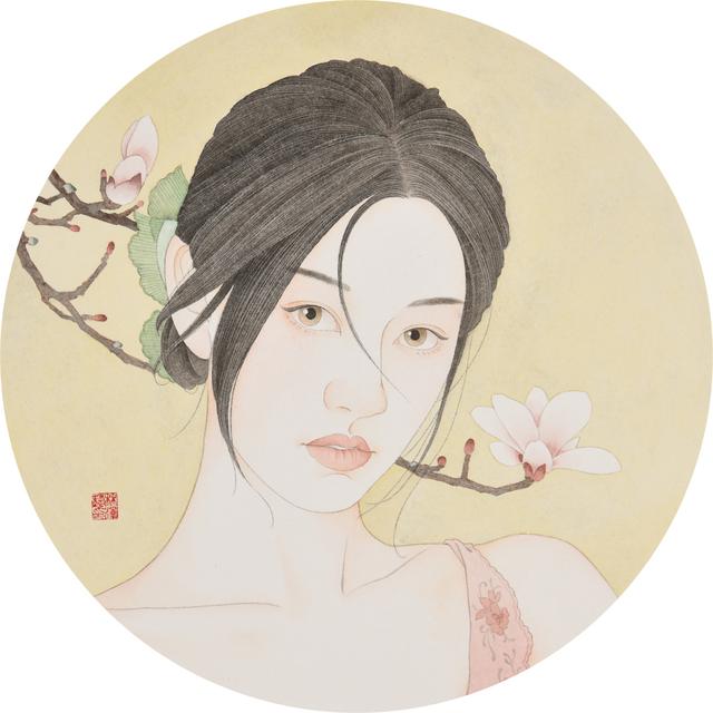 工笔演绎不同时代女性的美|林泽艺