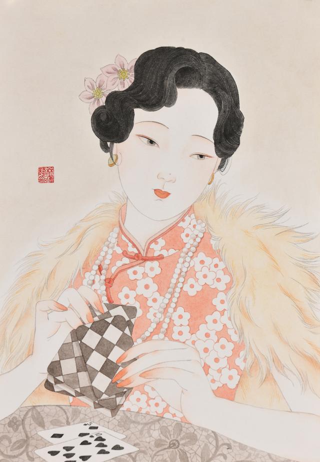 工笔演绎不同时代女性的美|林泽艺