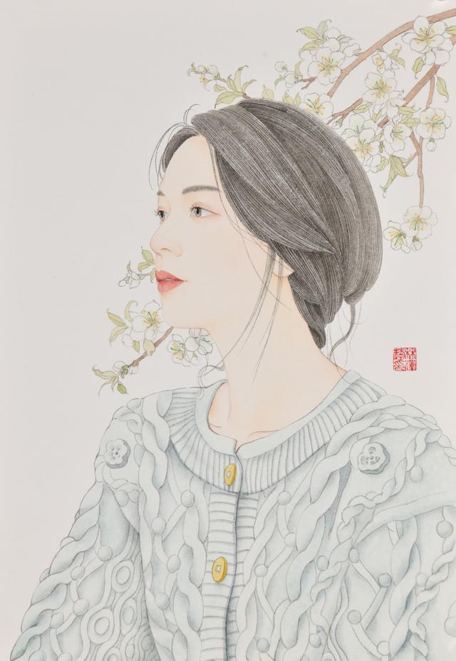 工笔演绎不同时代女性的美|林泽艺