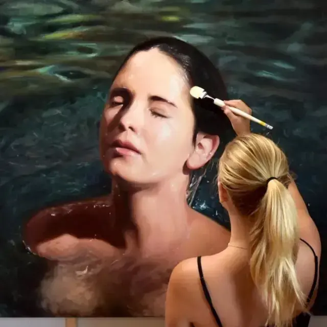 确定不是相机?90后小姐姐笔下的美女人体把99.9%的人都骗了