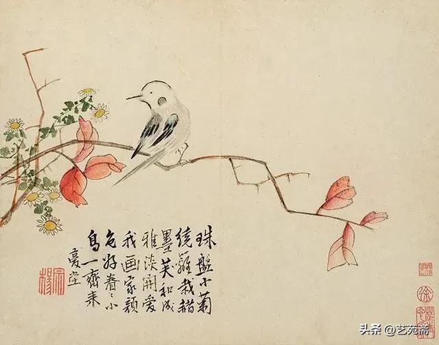 古今书画鉴赏|清代著名画家李鱓粗笔花卉十二册,墨色淋漓…