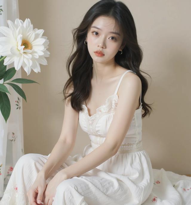 女大学生清纯风格写真照