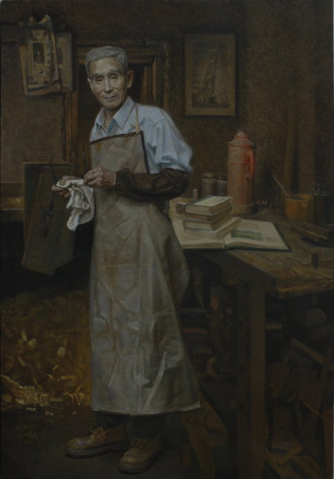 上海师范大学教授的人体油画，全国美展获奖的？这可以看吗？