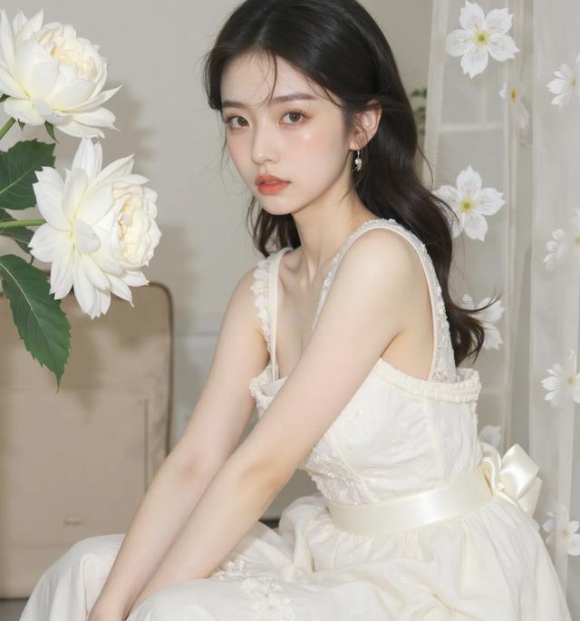 女大学生清纯风格写真照