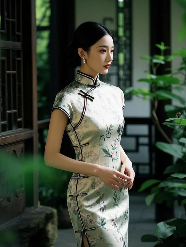 旗袍美女,身材曼妙得让人看直眼!