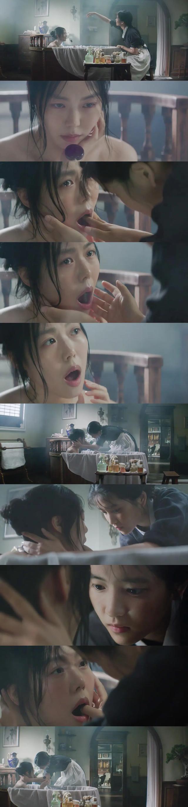 太敢拍了，韩国大尺度电影《小姐》，女主大胆为艺术献身！