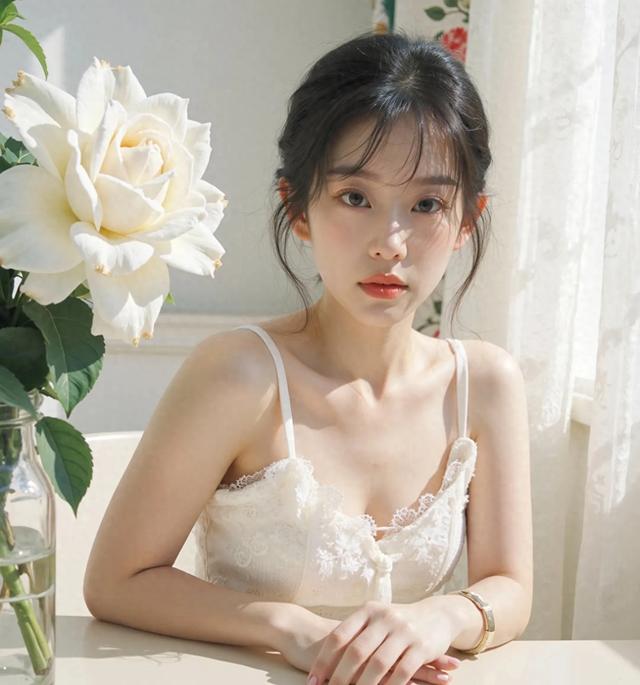 女大学生清纯风格写真照