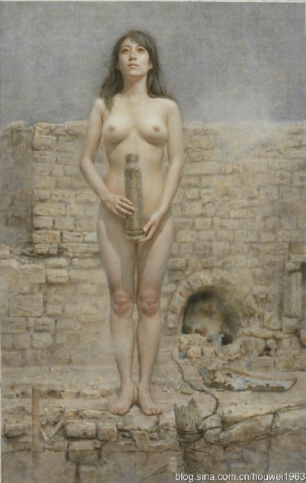 上海师范大学教授的人体油画，全国美展获奖的？这可以看吗？
