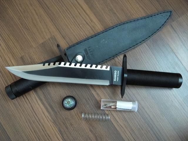 5部《第一滴血》5把“兰博”战刀，风靡世界，硬汉们的最爱