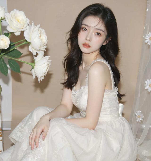 女大学生清纯风格写真照
