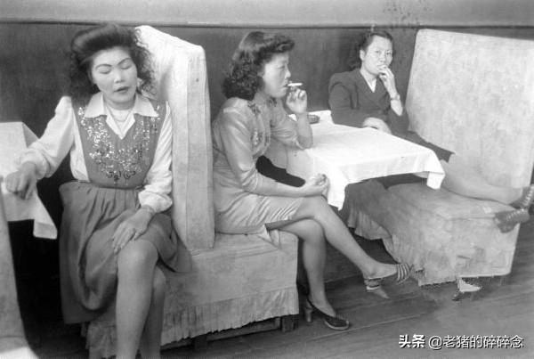 民国时期上海滩专门做美国大兵生意的陪酒女郎，颜值真是一言难尽